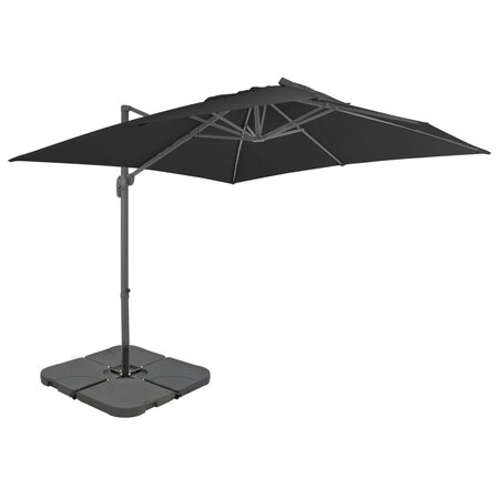 vidaXL Parasol avec base portable Anthracite