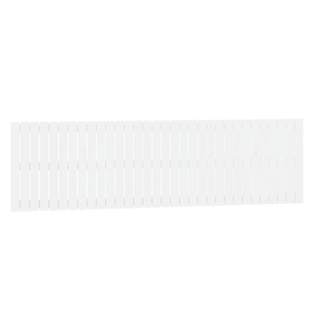 vidaXL Tête de lit murale Blanc 204x3x60 cm Bois massif de pin