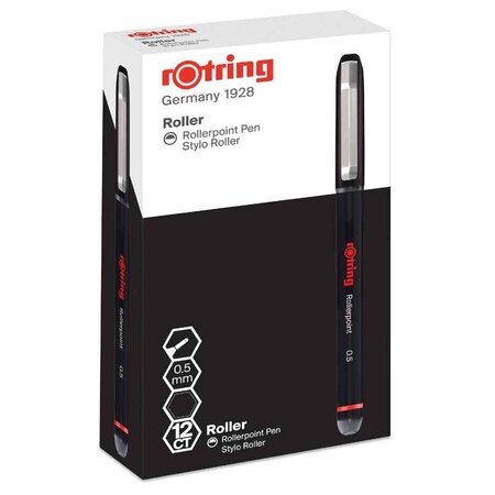 Stylo roller rollerpoint  largeur tracé: 0 5mm  noir rotring