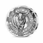 Pièce de monnaie 20 euro France 2021 argent BE – Année du Buffle