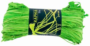 Raphia naturel vert clair 50 g