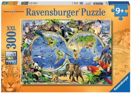 Puzzle monde sauvage 300 pieces