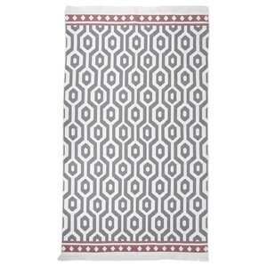 vidaXL Tapis Gris 120x180 cm Coton