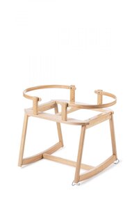 Pied pour Moses Basket en bois naturel