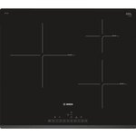 Bosch pij631fb1e - table de cuisson a induction - 3 zones - 7400w - l59 2 x p52 2cm - revetement verre - noir