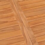 vidaXL Table Batavia 150x90x75 cm Bois de teck massif