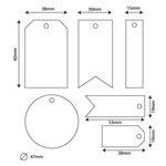 Matrices De Découpe Étiquettes- Artemio
