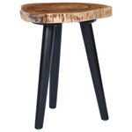 vidaXL Table basse 40x45 cm Teck solide