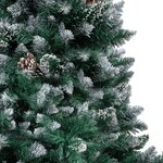 vidaXL Arbre de Noël artificiel pré-éclairé/boules pommes de pin 150cm
