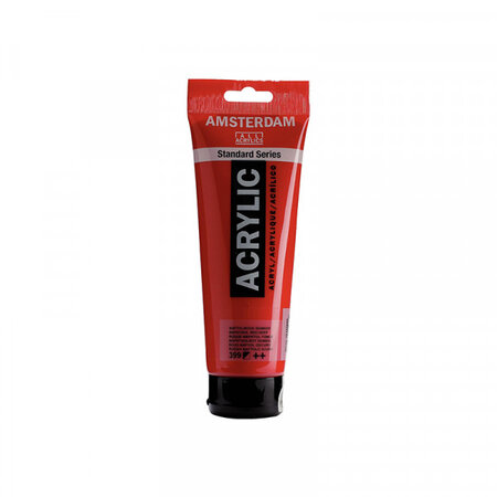 Tube peinture acrylique rouge naphtol foncé 250 ml - amsterdam royal talens