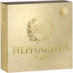 HEPHAESTUS The Great Greek Mythology 3 onces argent monnaie 3000 Francs Cameroon 2023