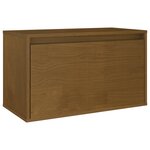 vidaXL Meubles TV 3 Pièces Marron miel Bois massif de pin