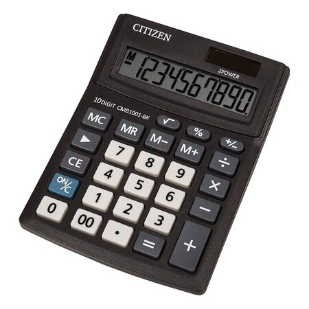 Calculatrice de table CMB 1001-BK,New Business Line semi noir CITIZEN