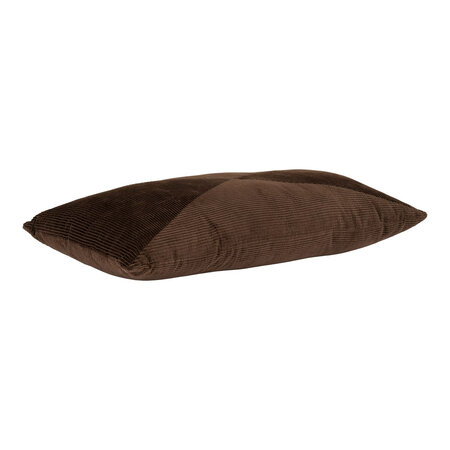 Coussin marron 30 x 60 cm