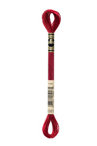Fil Mouliné DMC Métallisé 8M Col. E321 Broderie et Point de Croix