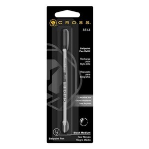 Recharge 8513 pour Stylo Bille Pte Moyenne Noire CROSS