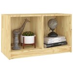 vidaXL Meuble TV 70x33x42 cm Bois de pin massif