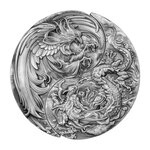 YIN YANG DRAGON AND PHOENIX Set 2 x 1 onces argent monnaie 5000 Francs Chad 2023