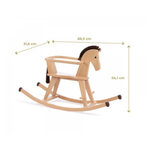 Cheval a bascule  HALLA Arceau de protection amovible Couleur BLanc