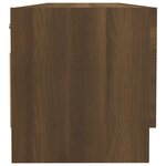 vidaXL Garde-robe Chêne marron 100x32 5x35 cm Bois d'ingénierie