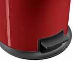 Hailo poubelle à pédale pure taille xl 44 l rouge 0545-040
