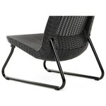 Keter Salon de jardin 3 Pièces Rio Graphite