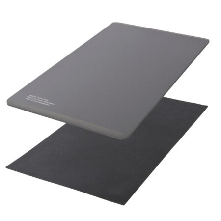 Plaque de coupe et tapis caoutchouc fuse