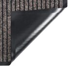 vidaXL Paillasson rayé Beige 80x120 cm