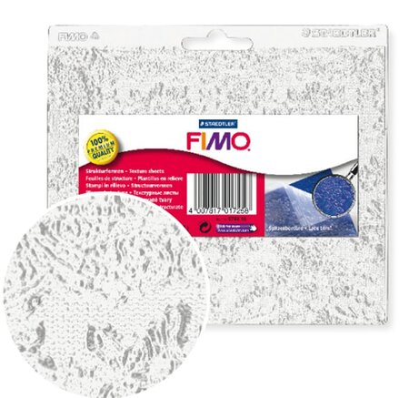 Plaque de texture Fimo Dentelle