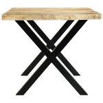 vidaXL Table de salle à manger 180x90x76 cm Bois de manguier massif