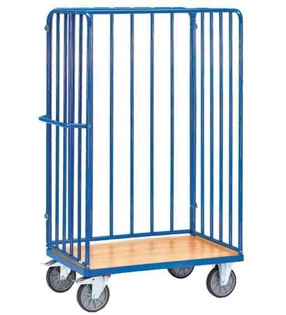 Chariot pour lot mécano-soudé 1000 x 600 mm bleu fetra