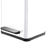 Hailo poubelle à pédale oko uno plus taille m 17 l blanc 0619-230