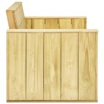 vidaXL Banc de jardin 179 cm Bois de pin imprégné