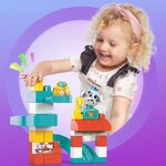 MEGA BLOKS First Builders Peek A Blocks Parc d'Attractions - 35 blocs - 12 mois et +