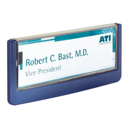 Plaque de porte Click Sign 149x52,5 mm bleu