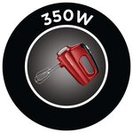Russell hobbs mixeur manuel desire rouge 350 w