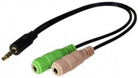 Adaptateur Audio Jack 3,5mm ctia vers Micro & Casque stereo