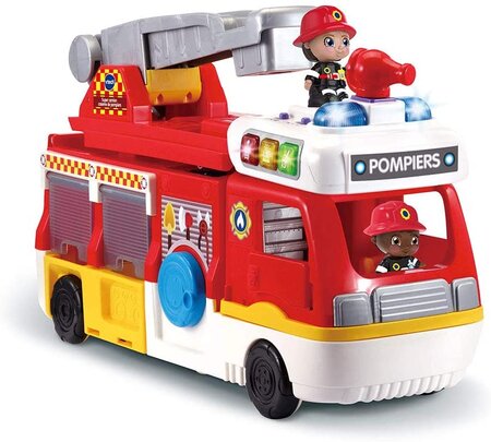 Super Camion Caserne De Pompiers, Échelle, Camion, Hélicoptère