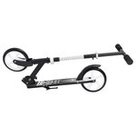 vidaXL Trottinette à 2 roues avec guidon réglable Noir