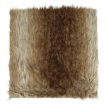 Coupon textile Fausse Fourrure Grise 29x29cm