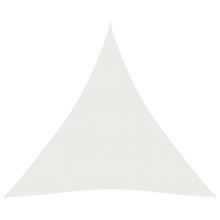 vidaXL Voile d'ombrage 160 g/m² Blanc 3x4x4 m PEHD