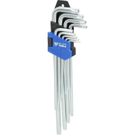 Brilliant tools jeu de clés torx 9 pièces