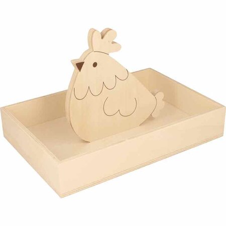 Plateau Rectangulaire 25X17X4 5 Cm Bois