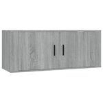 vidaXL Ensemble de meubles TV 8 Pièces Sonoma gris Bois d'ingénierie