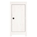 vidaXL Buffets 2 Pièces Blanc 40x35x80 cm Bois massif de pin