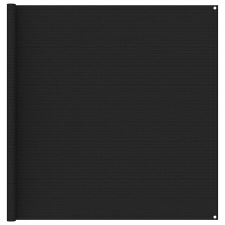 vidaXL Tapis de tente 250x200 cm Noir