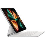 Apple -  Magic Keyboard pour iPad Pro 11 pouces (3 génération) et iPad Air (4 génération) - Français - Blanc