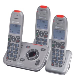 Pack téléphone amplifié powertel 2780 trio répondeur amplicomms