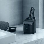 Braun rasoir électrique series 8 8365cc - barbe homme - station clean&charge