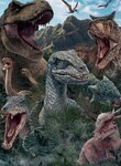 Puzzle 150 p - les dinosaures de jurassic world / jurassic world 3